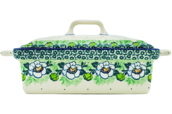 Jar with Lid and Handles 9"