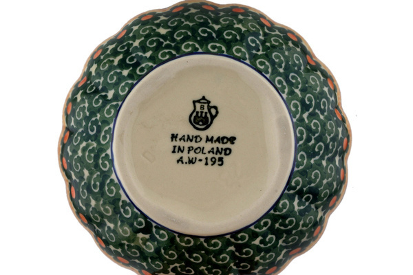 Scalloped Fluted Bowl 5"