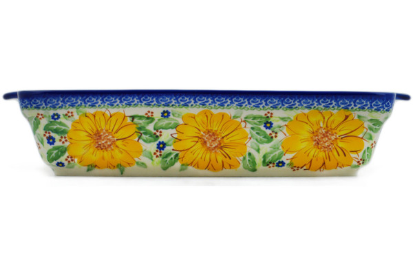 Rectangular Baker with Handles 15"