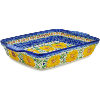 Rectangular Baker with Handles 15"