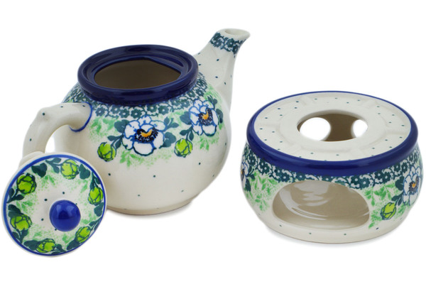 Tea or Coffee Pot with Heater 15 oz