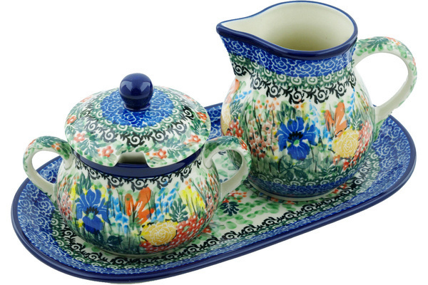 Sugar and Creamer Set 11"