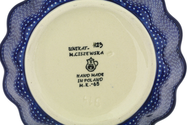 Scalloped Fluted Bowl 7"