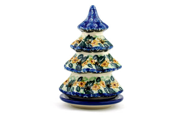 Christmas Tree Candle Holder 6"