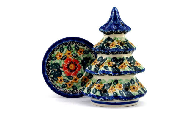 Christmas Tree Candle Holder 6"