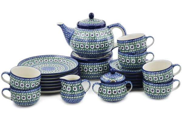 Dessert Set for 6 with Heater 40 oz