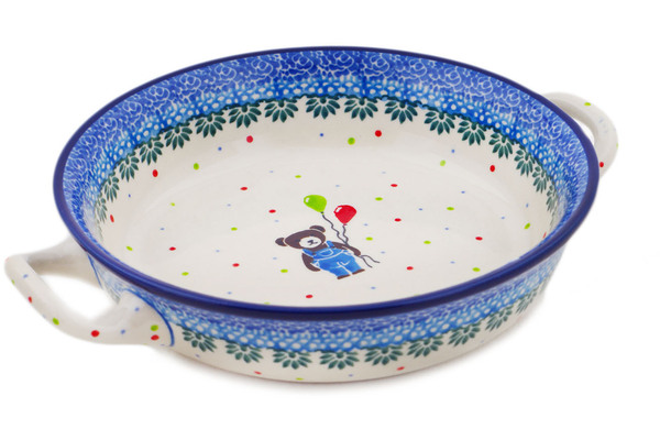 Round Baker with Handles 8"