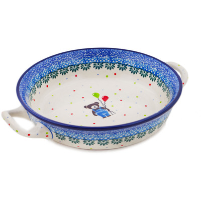 Round Baker with Handles 8"
