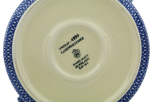 Jar with Lid and Handles 9"