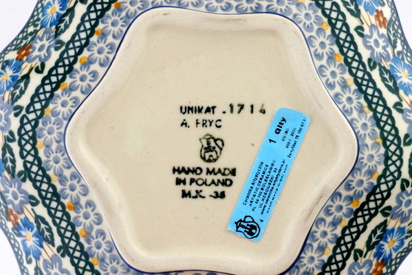 Scalloped Fluted Bowl 8"