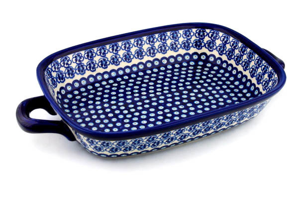 Rectangular Baker with Handles 18"