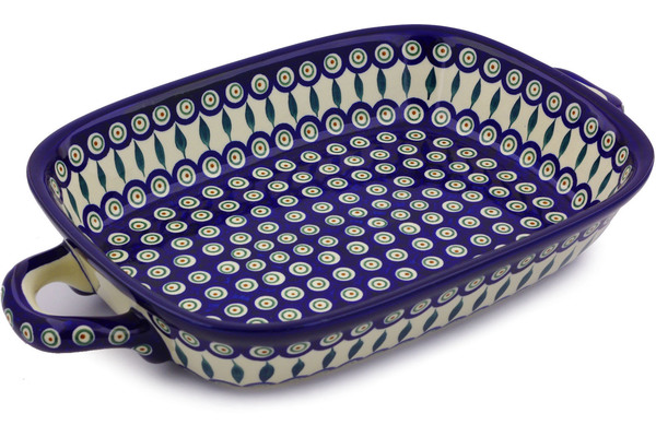 Rectangular Baker with Handles 18"