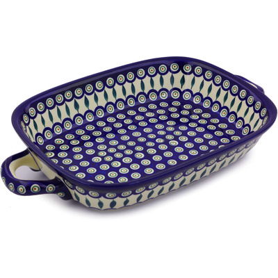 Rectangular Baker with Handles 18"