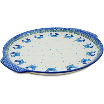 Platter with Handles 13"