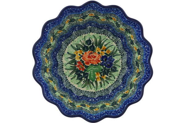 Scalloped Fluted Bowl 7"