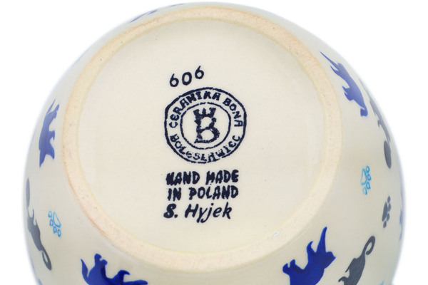 Jar with Lid and Handles 7"