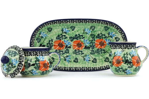 Sugar and Creamer Set 10"