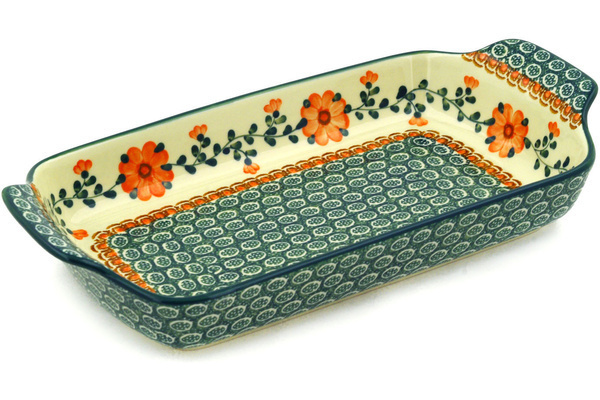 Rectangular Baker with Handles 13"