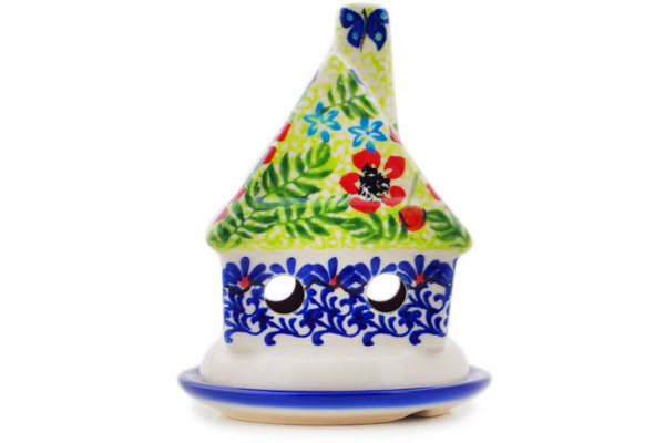 House Shaped Candle Holder 5"