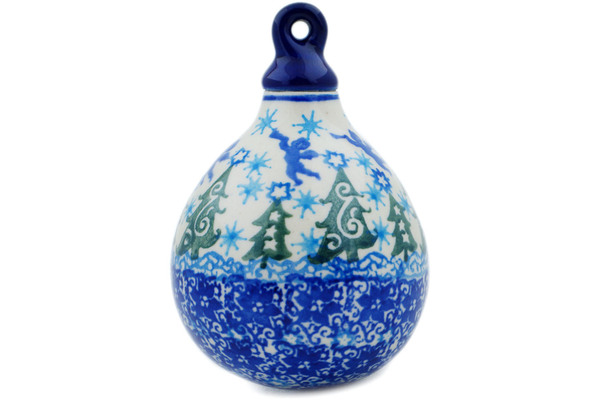 Christmas Ball Ornament 4"