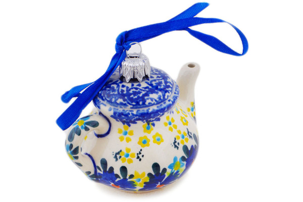 Teapot Ornament 3"