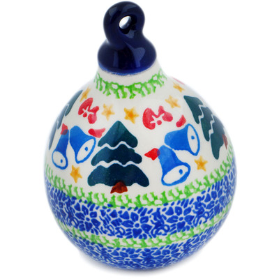 Christmas Ball Ornament 4"