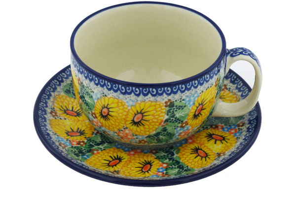 Cup with Saucer 13 oz