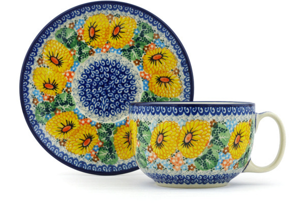 Cup with Saucer 13 oz