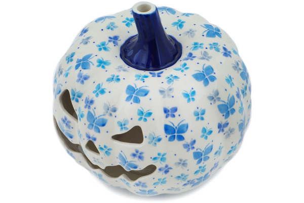 Jack O Lantern Candle Holder 7"