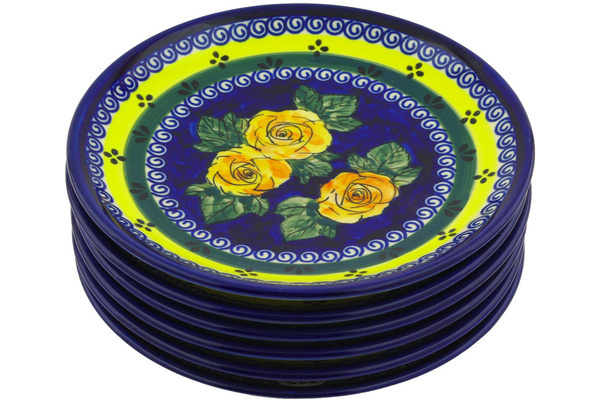 Set of 6 Plates 7"