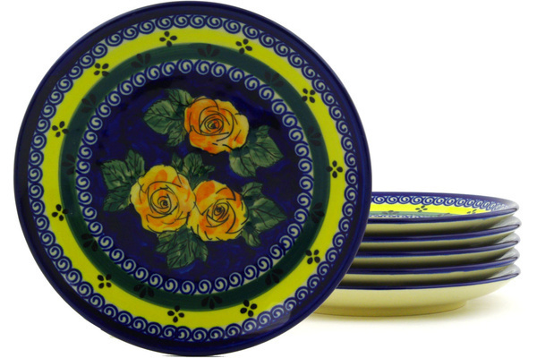 Set of 6 Plates 7"