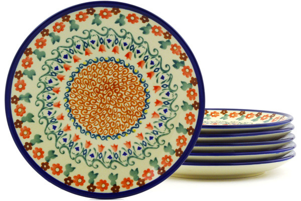 Set of 6 Plates 7"