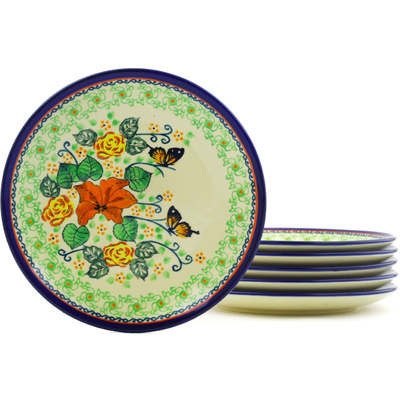 Set of 6 Plates 7"