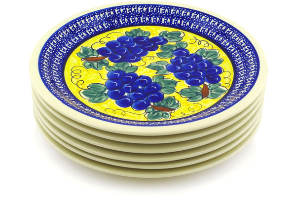Set of 6 Plates 11"