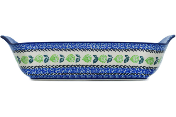 Rectangular Baker with Handles 14"