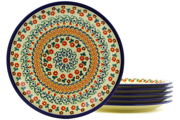 Set of 6 Plates 11"