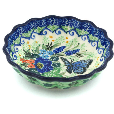 Scalloped Fluted Bowl 5"