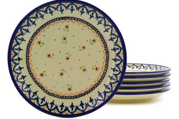 Set of 6 Plates 7"