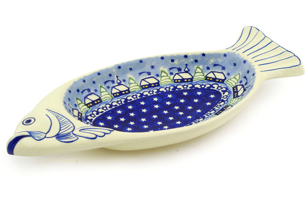 Fish Shaped Platter 15"