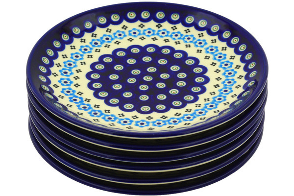 Set of 6 Plates 7"