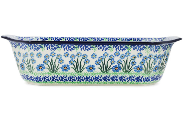 Rectangular Baker with Handles 14"