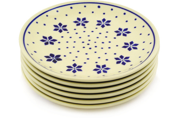 Set of 6 Plates 7"