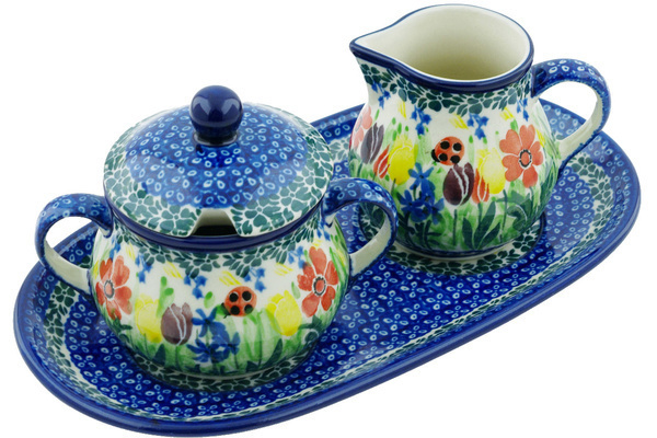 Sugar and Creamer Set 10"