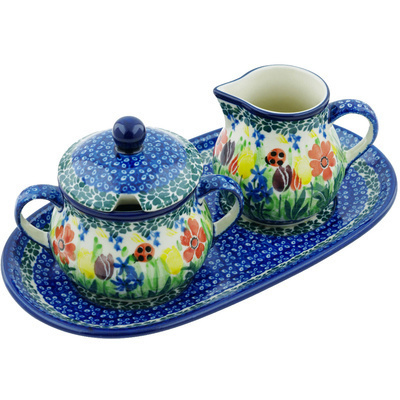 Sugar and Creamer Set 10"
