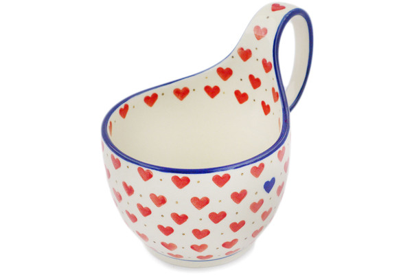 Bowl with Loop-Handle 6"