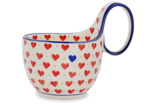 Bowl with Loop-Handle 6"