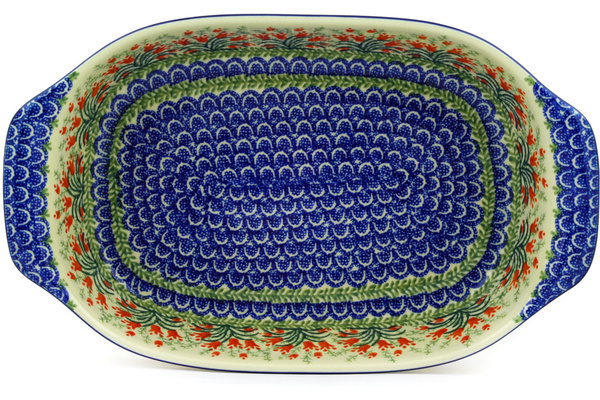 Rectangular Baker with Handles 14"