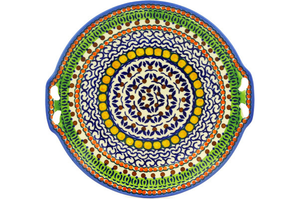 Platter with Handles 10"