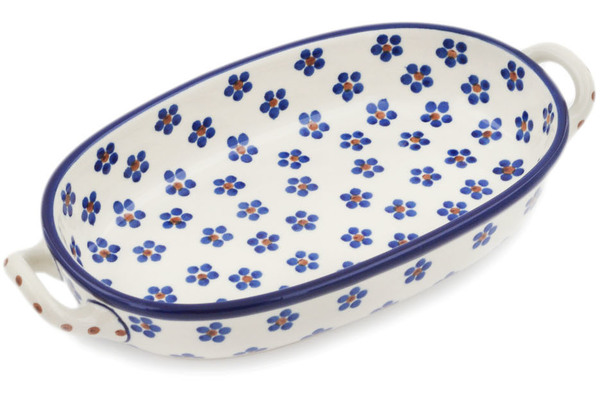 Oval Baker with Handles 9"