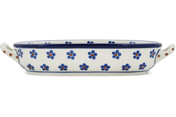 Oval Baker with Handles 9"